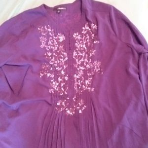 Purple blouse